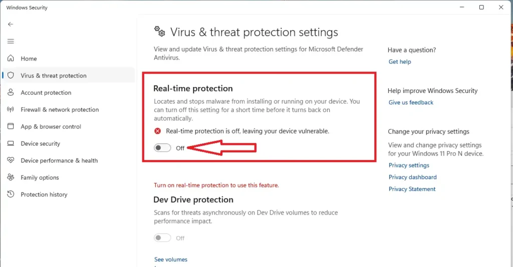 Disable Windows defender