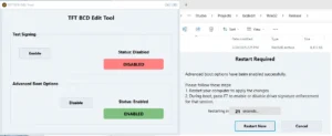 TFT Unlock Tool Windows USB Driver Signature Disable Enabler 2025