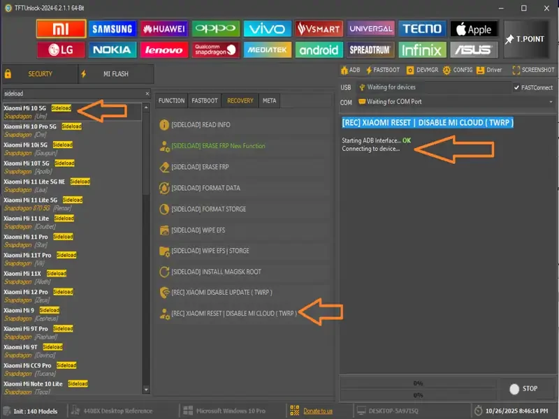 Mi 10 5g Mi Cloud Bypass Tft Unlock Tool Latest Method 2025