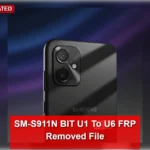 Samsung SM-A055M BIT U1 To U9 FRP Removed File And Method