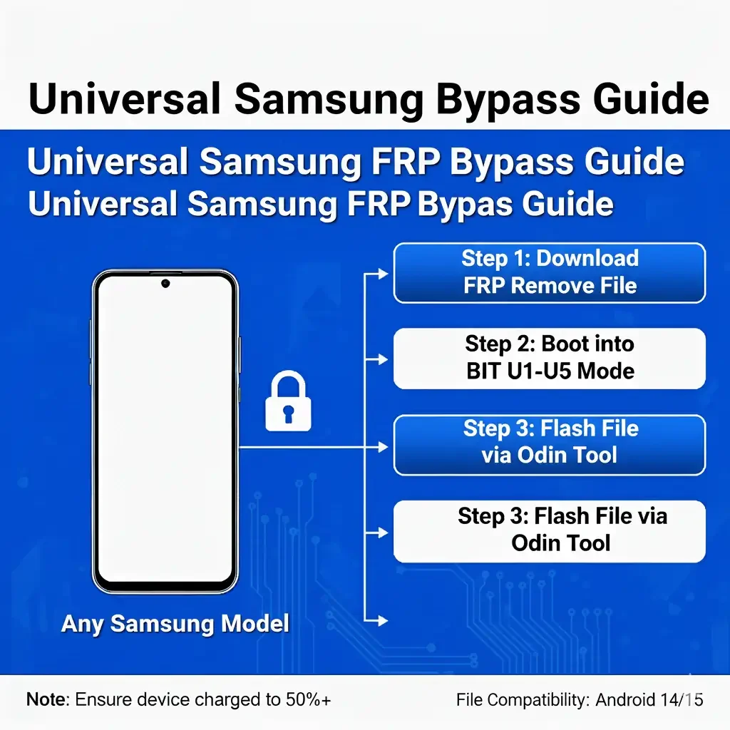 Samsung Sm A057f Bit U1 To U9 Frp Removed File And Method 2