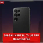 Samsung Sm S911u Bit U1 To U6 Frp Removed File And Method 1
