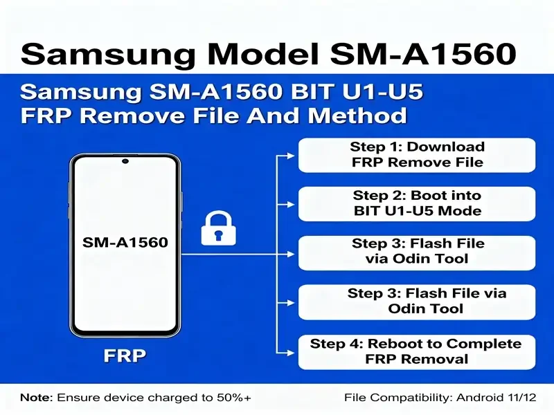 Samsung Sm S911u Bit U1 To U6 Frp Removed File And Method