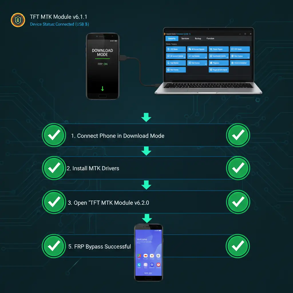 Tft Mtk Tool V6.1.1premium Samsung Xiaomi Oppo Support Backup