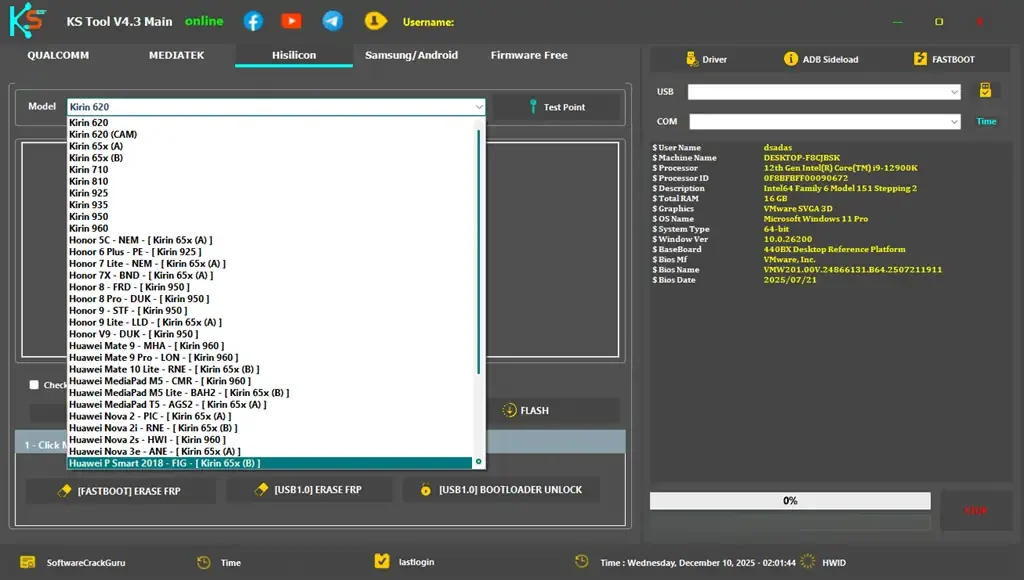 Ks Tool V4.3 Free Download Offline Login Android 16 Support 2025 Feature