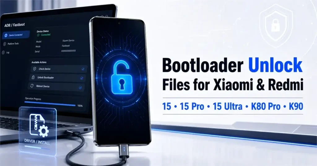 Xiaomi 15, 15 Pro, 15 Ultra, Redmi K80 Pro/K90 Bootloader Unlock Files - Screenshot 1